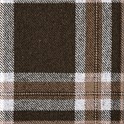 Servietter 33x33 cm Check Brown