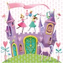 Servietter 33x33 cm Princess Castle