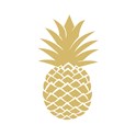Servietter 33x33 cm Golden pineapple