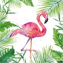 Servietter 33x33 cm Tropical Flamingo