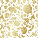 Servietter 33x33 cm White/Gold