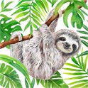 Servietter 33x33 cm Tropical Sloth