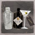 Servietter 33x33 cm Gin & Martini