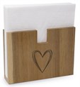 Serviettholder Tre Pure Heart Gold