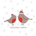 Servietter 25x25 cm Christmas Tweets