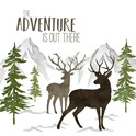 Servietter 33x33 cm Adventure Deer