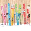 Servietter 33x33 cm Skiing