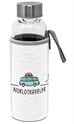 Worldtraveler Glassflaske m/hylster