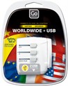 Adapter WW + USB, jordet - Go Travel
