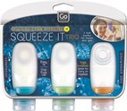 Refillflasker Squeezy 3 pk - Go Travel