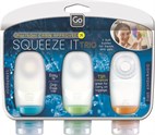 Refillflasker Squeezy 3 pk - Go Travel