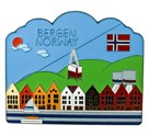 Magnet metall City style Bergen