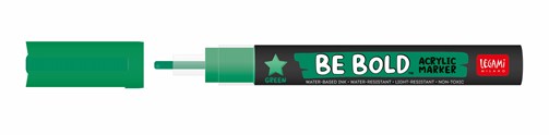Akryl markeringstusj Be Bold, grønn D12