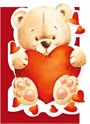 Kort L Love Teddy