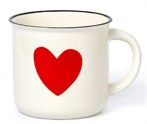 Krus Cup-puccino Heart, 350ml