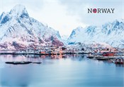 Postkort Norway landskap vinter