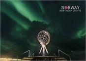 Postkort Nordlys (Nordkapp 2)