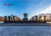 Postkort Oslo Vigelandsparken