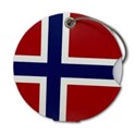 Adressebrikke Norwegian Flag